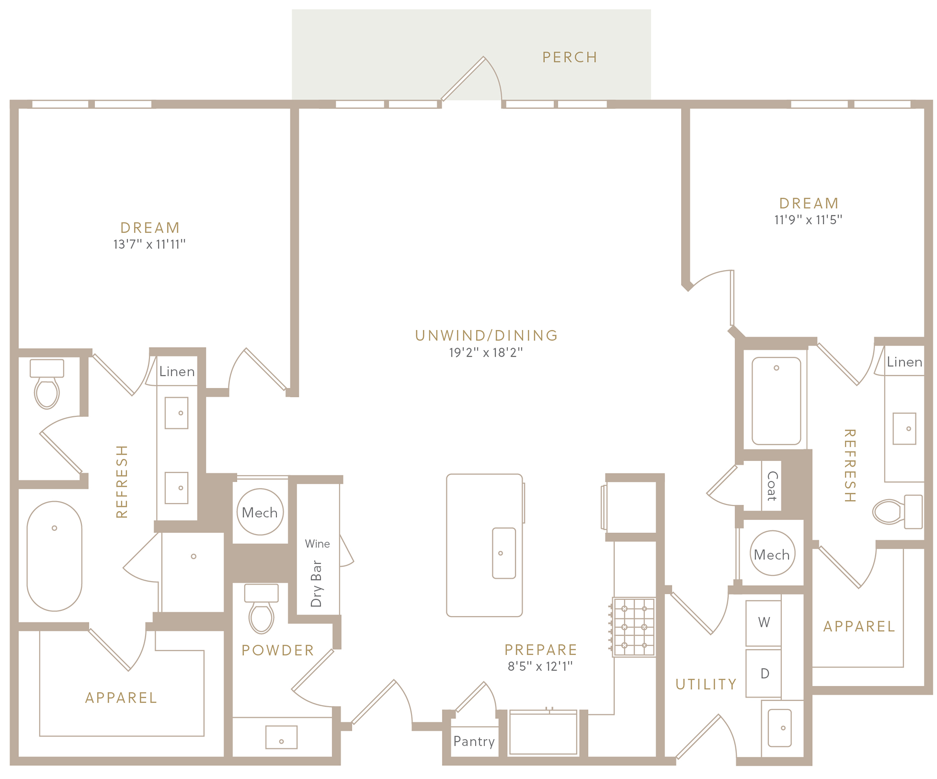 PH2 floor plan